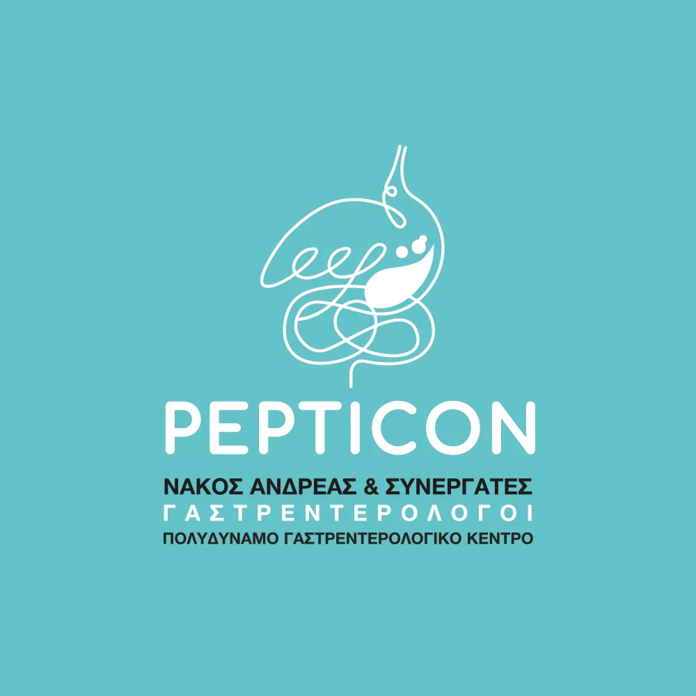 pepticon λογότυπο αρνητικό