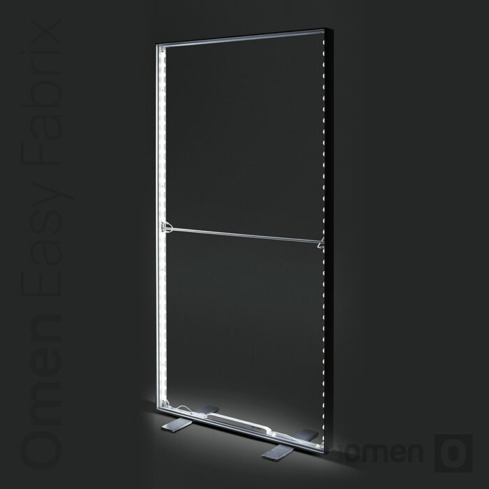 Omen Easy Fabrix Light [85x200] Φωτιζόμενο Σταντ Διαφήμισης Αλουμινίου Υφάσματος4