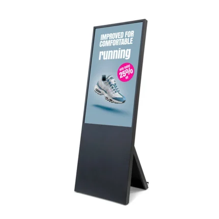 Spectrum Διαφημιστική Στήλη 43″ Οθόνη Samsung - A-Board Black
