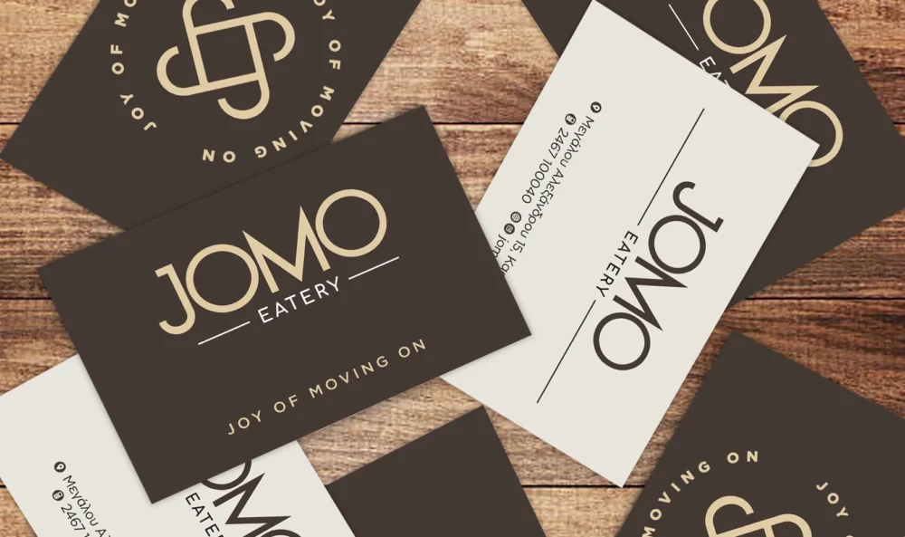 jomo branding business card
